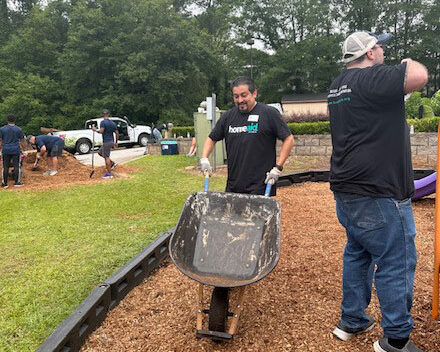 Volunteering at HomeAid Atlanta
