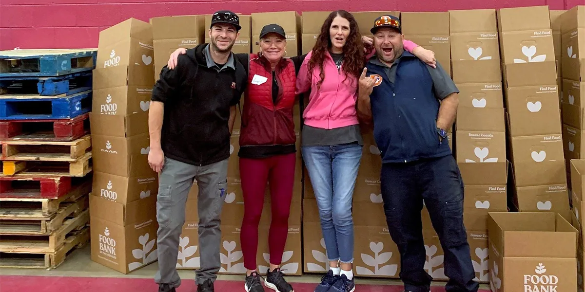 Volunteering at Food Bank of the Rockies - Denver, CO